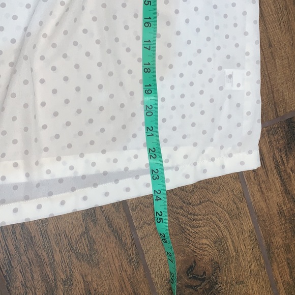 Like new! Elle Ruffle Polka Dot Top - Picture 8 of 8
